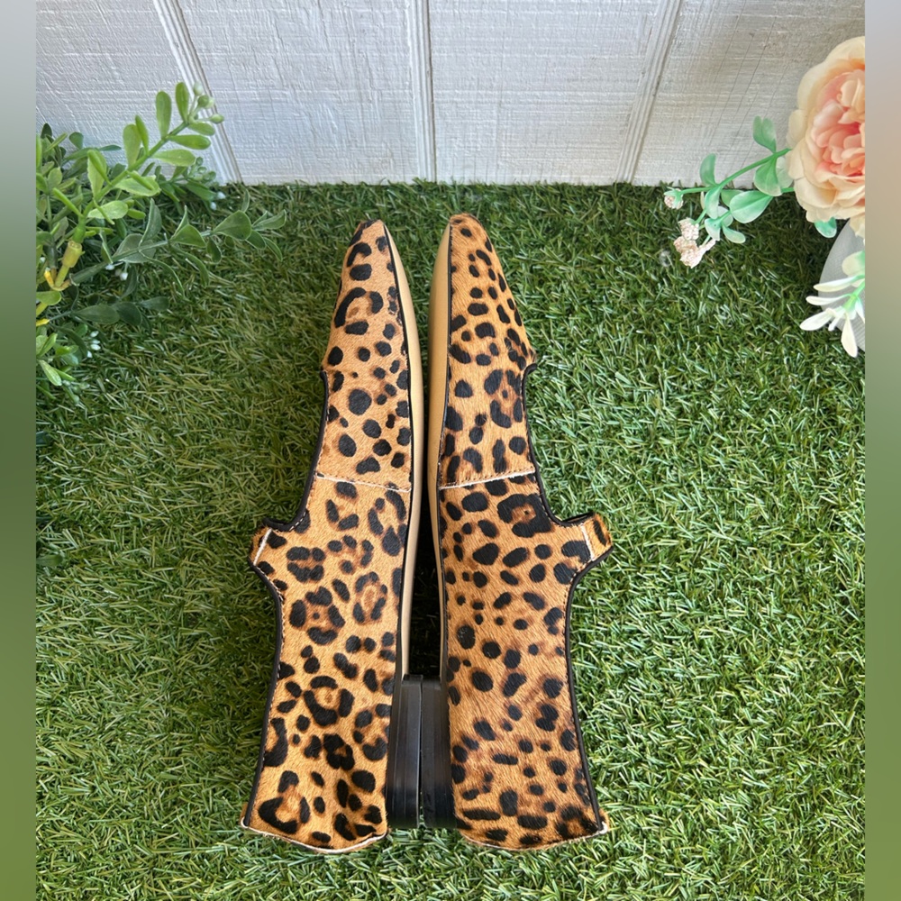 Sam Edelman Leopard Print Mary Jane Flats - Brown & Black - Picture 16 of 16